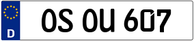 Truck License Plate
